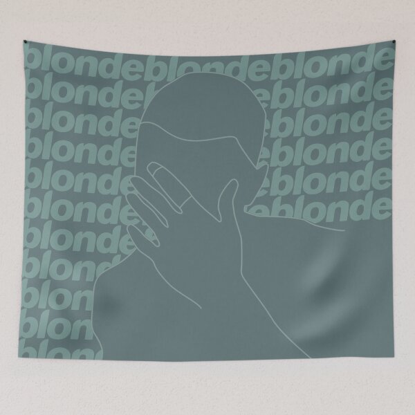 Item preview, blonde / frank ocean line art bluey green designed and sold by LLCRG.