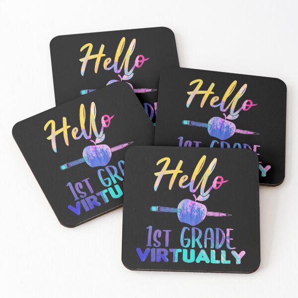 Item preview, Hello 1st Grade Class Virtually, Funny back to school 1st grade Teacher Gift  designed and sold by Noahlaz.