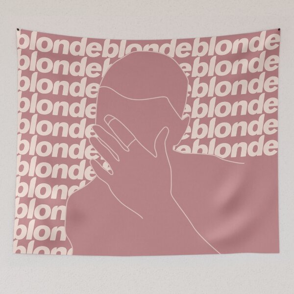 Item preview, blonde / frank ocean line art dark rose designed and sold by LLCRG.