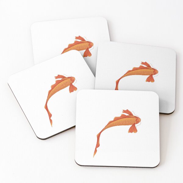 Item preview, Koi fish golden and red with details designed and sold by FatiPierri.