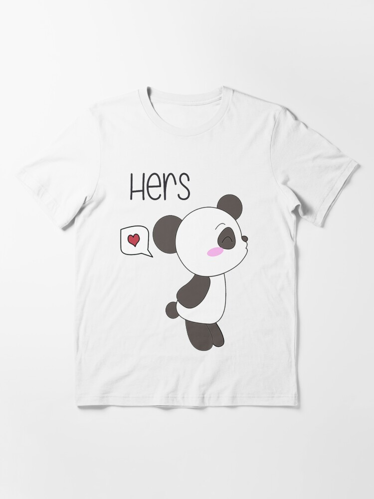 couple panda t shirt