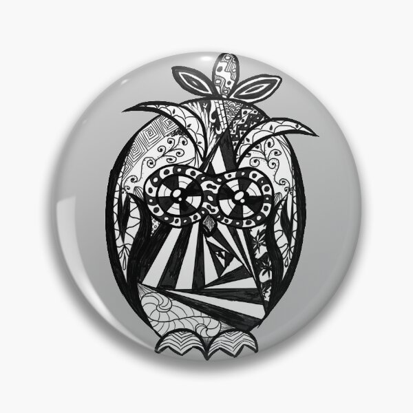 Item preview, Owl in Zentangle designed and sold by MossyMemory.