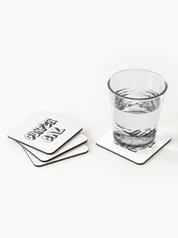 Alternate view of surfer gal ~ subway surfers Coasters (Set of 4)