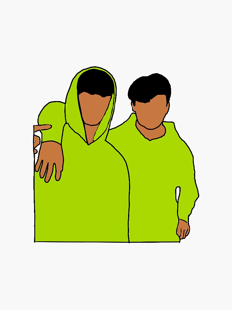 "BRYCE HALL AND QGRIGGS " Sticker by kikipayton Redbubble