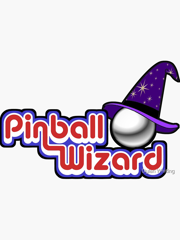 "Pinball Wizard" Sticker for Sale by Dylan Whiting Redbubble