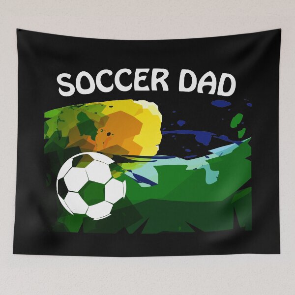 Item preview, "Soccer Dad" with colorful vector art  designed and sold by Neonyx2020.