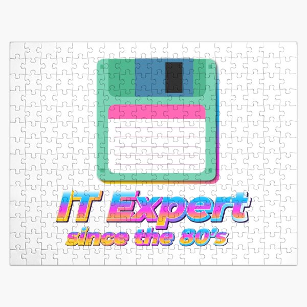 Old School IT Expert Jigsaw Puzzle