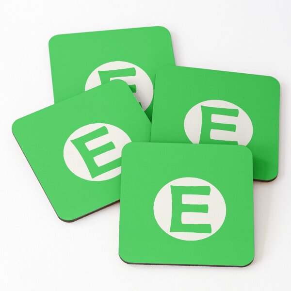 Item preview, letter e green designed and sold by ZiphGames.