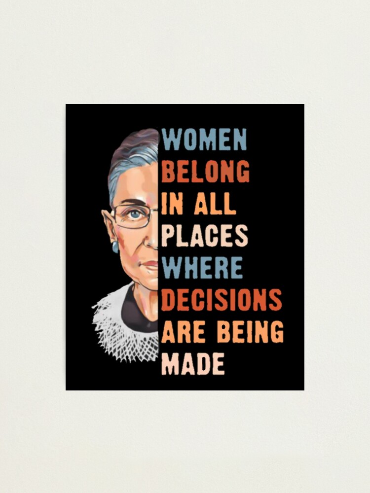 women belong where decisions are being made