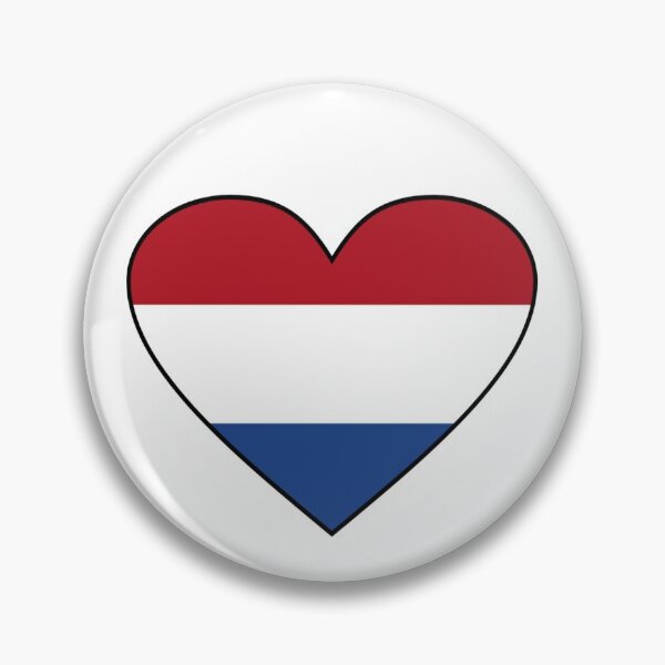 Artikelvorschau, Holland Flagge. Niederländische Herzflagge. De Nederlandse Vlag. Niederländische Flagge. entworfen und verkauft von GraceTee.