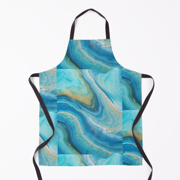 Item preview, Teal and Gold Open Cup Pour designed and sold by crystalorrainee.