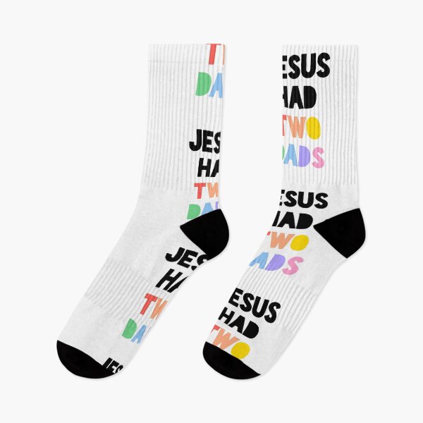Item preview, Jesus had two dads pastel rainbow designed and sold by emcazalet.