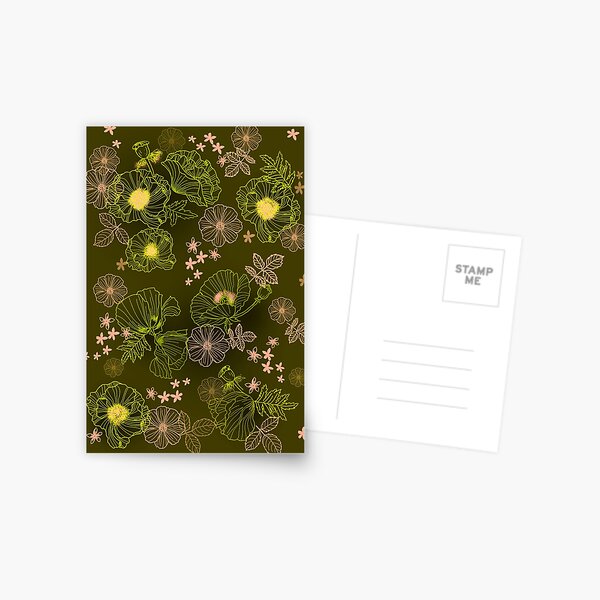 Cartes Postales Sur Le Theme Coquelicot Redbubble