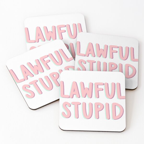 Item preview, Lawful Stupid designed and sold by GabyMalArt.