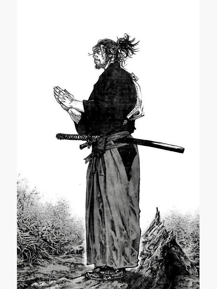 lineær tak skal du have Odysseus Vagabond Miyamoto Musashi praying" Art Board Print by ToLaughTale |  Redbubble