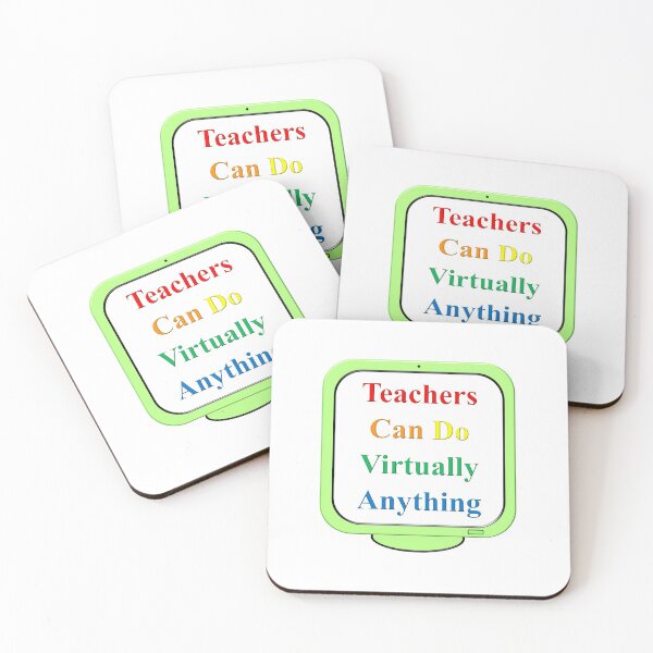 Item preview, Teachers Can Do Virtually Anything lite green designed and sold by toddbrooney.