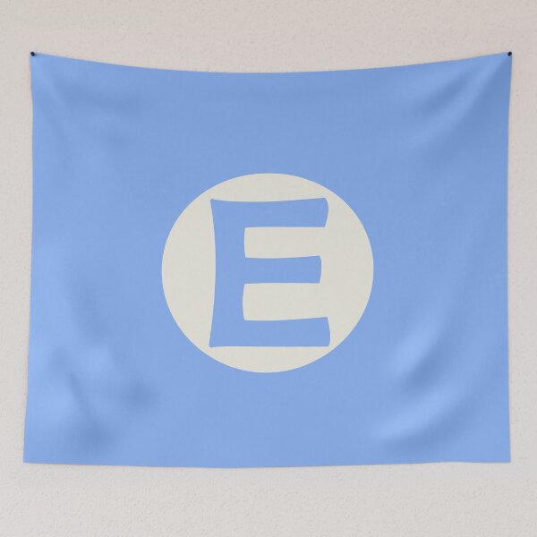Item preview, letter e blue designed and sold by ZiphGames.