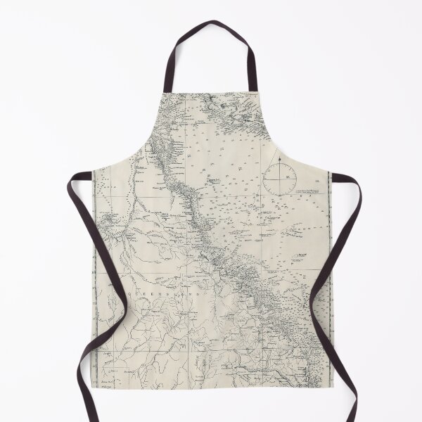 Item preview, Queensland Great Barrier Reef Map designed and sold by upoutandaway.