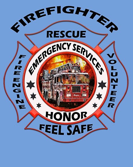 "Fire fighter vintage logo gifts" Poster by chumi | Redbubble