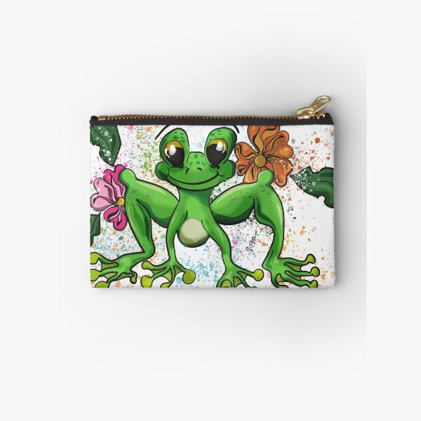 Item preview, Colourful Frog Illustration designed and sold by Created-by-SJ.