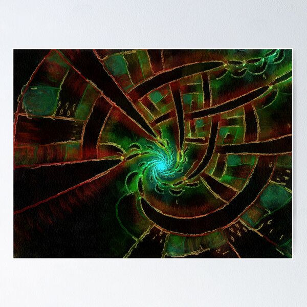 Item preview, Laberinto espacial designed and sold by Get2Fract.