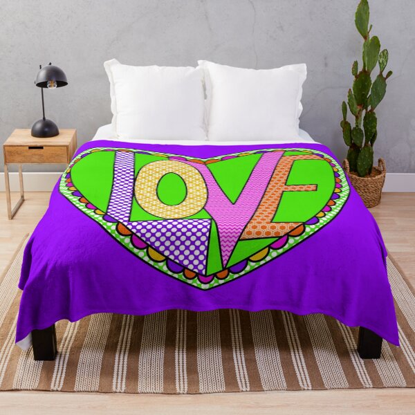 Item preview, “Love” Purple | Makes The World Go Around designed and sold by LiseHoltArt.