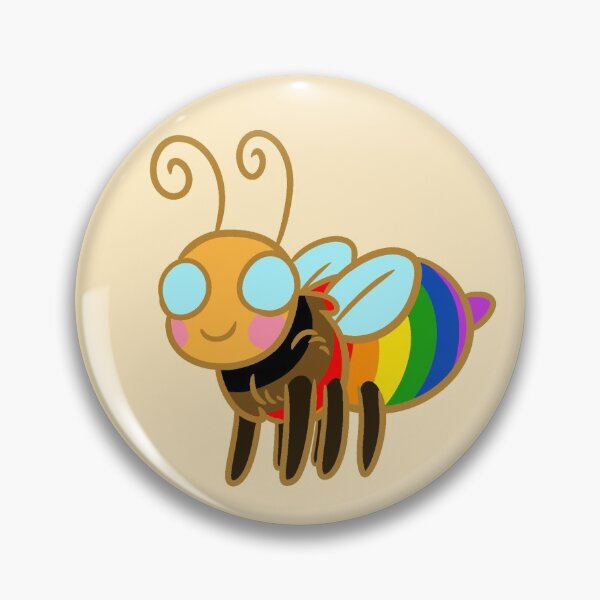 Artikelvorschau, Gay Pride Bee entworfen und verkauft von Emphoadraws.