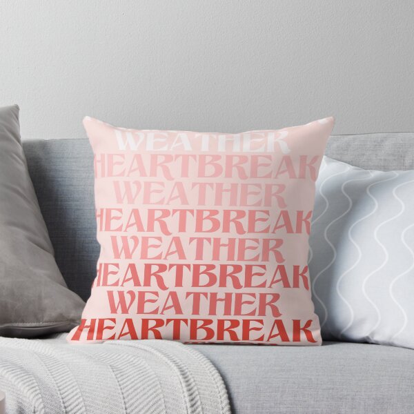 Item preview, Heartbreak Weather Trendy Pink and Red Ombré Design designed and sold by goldenkiwisugar.
