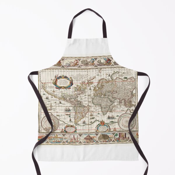 Item preview, Vintage World Map designed and sold by upoutandaway.