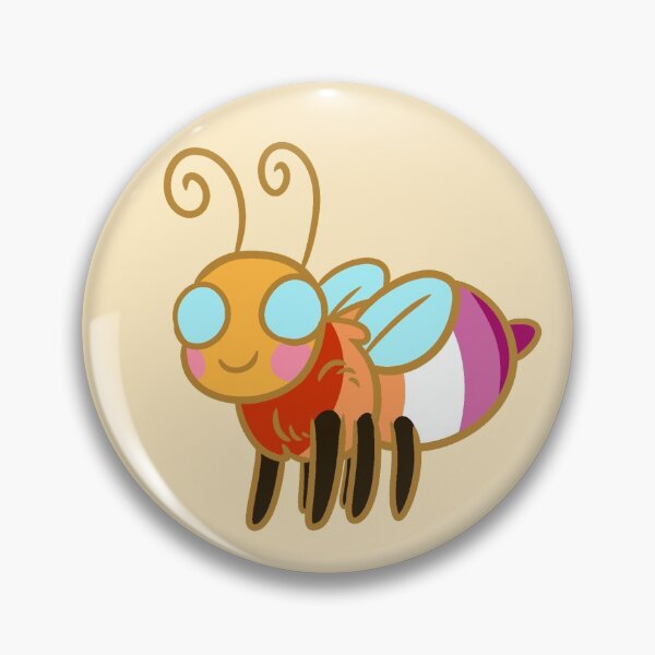 Artikelvorschau, Lesbian Pride Bee entworfen und verkauft von Emphoadraws.