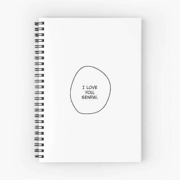 Item preview, I love you, Senpai sticker designed and sold by erinanne0.