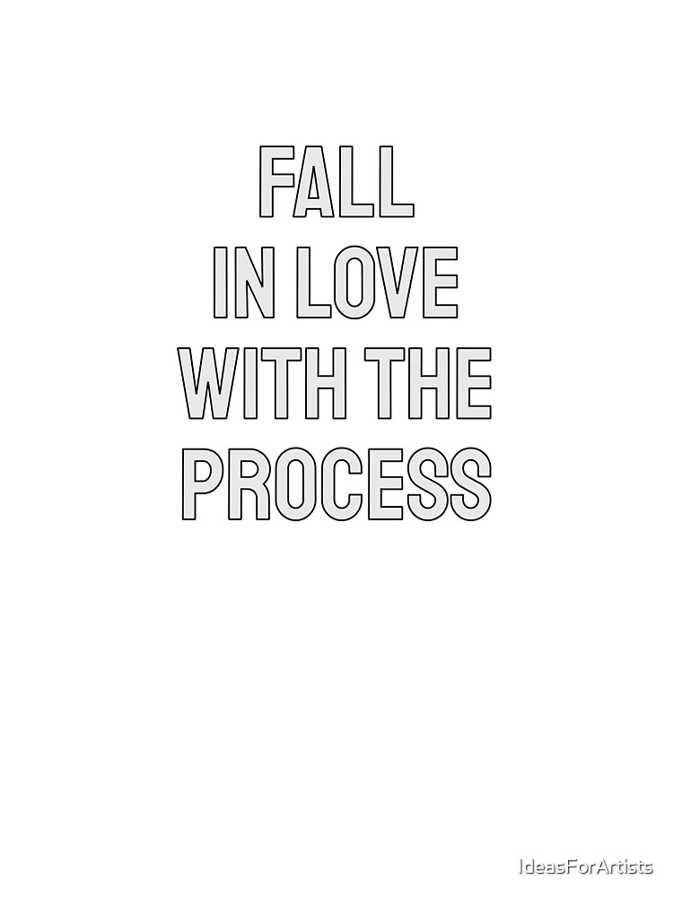 Fall In Love With The Process Motivational Quotes For Work Baby One Piece By Ideasforartists Redbubble