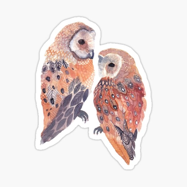 Owls Sticker
