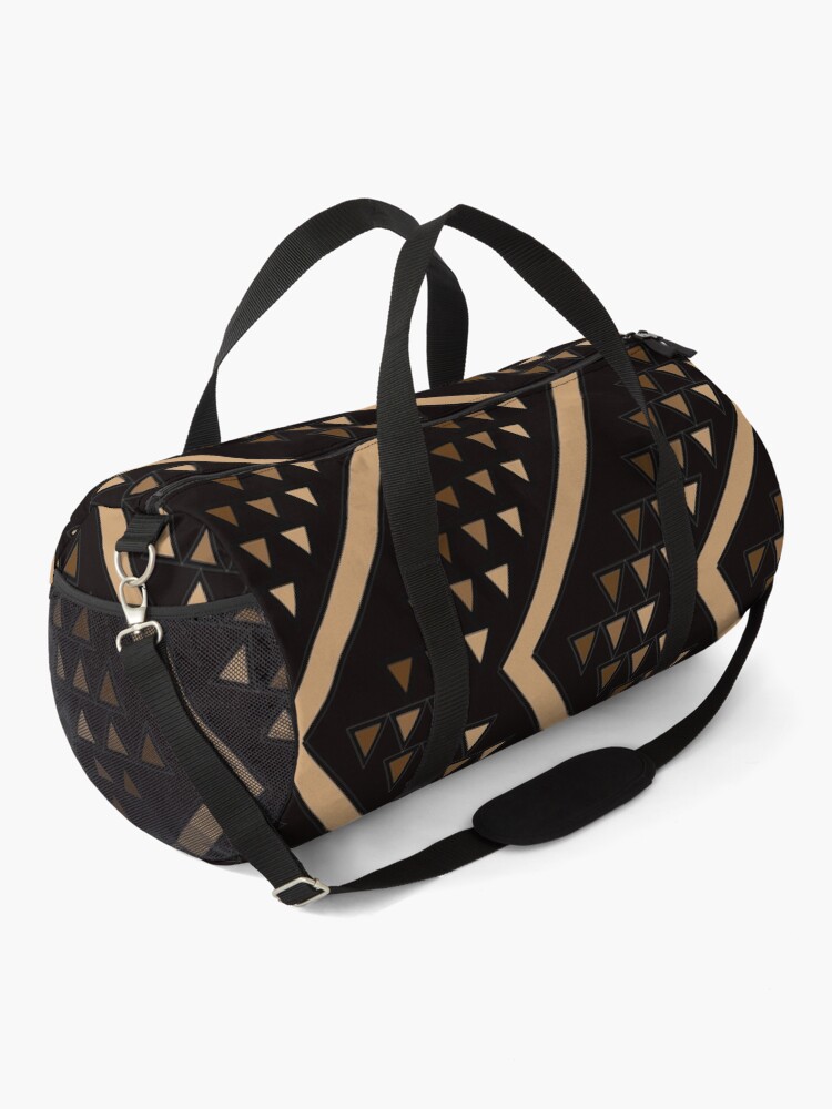 Alternate view of Brown Chevron Duffle Bag