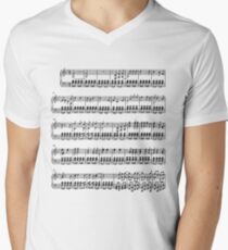 Pokemon Theme Song Sheet Music Men's V-Neck T-Shirt