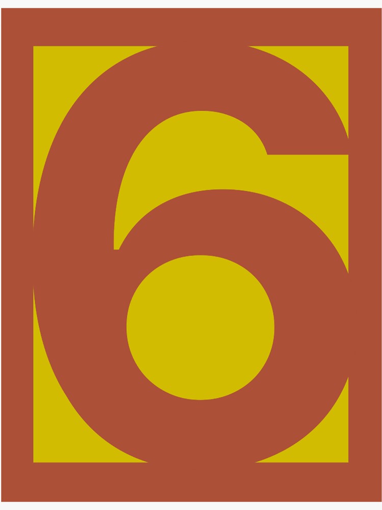 "Channel 6" Sticker for Sale by F1shcustoms Redbubble