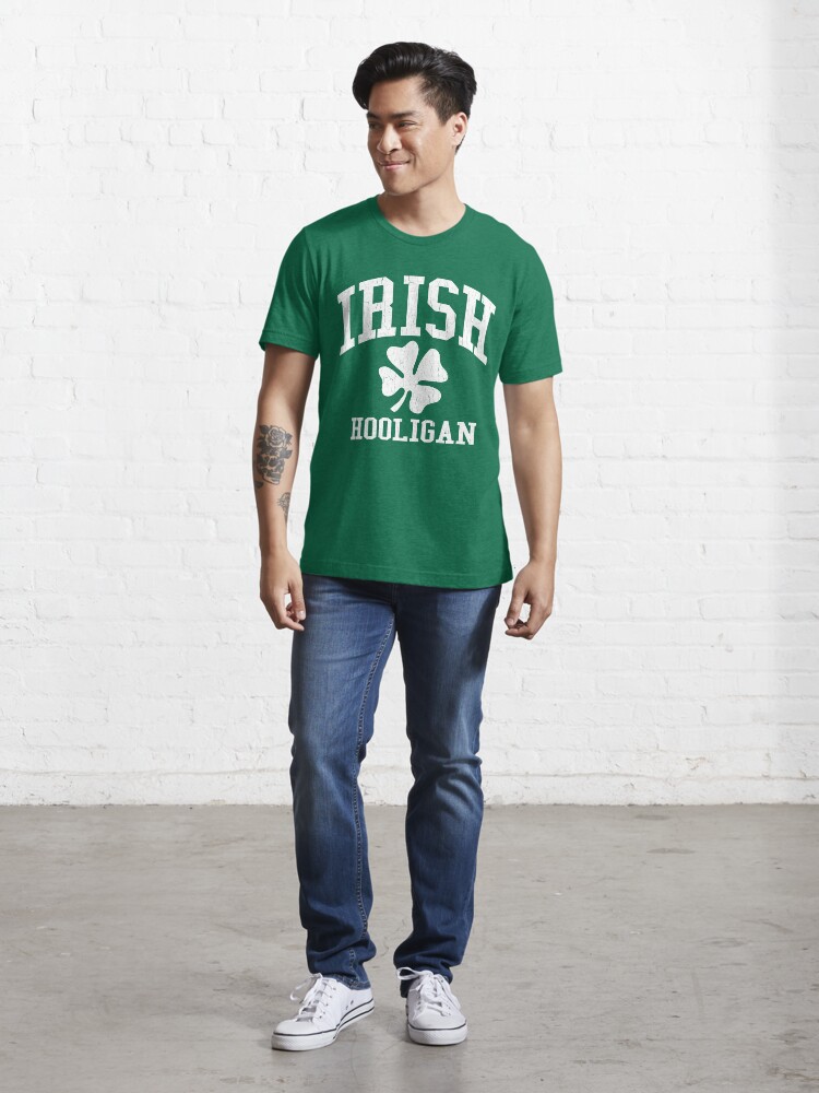 Alternate view of IRISH Hooligan (Vintage Distressed Design) Essential T-Shirt