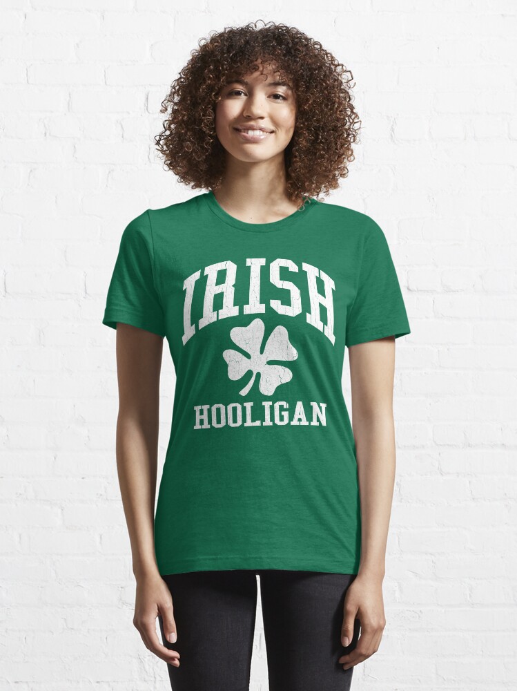 Alternate view of IRISH Hooligan (Vintage Distressed Design) Essential T-Shirt