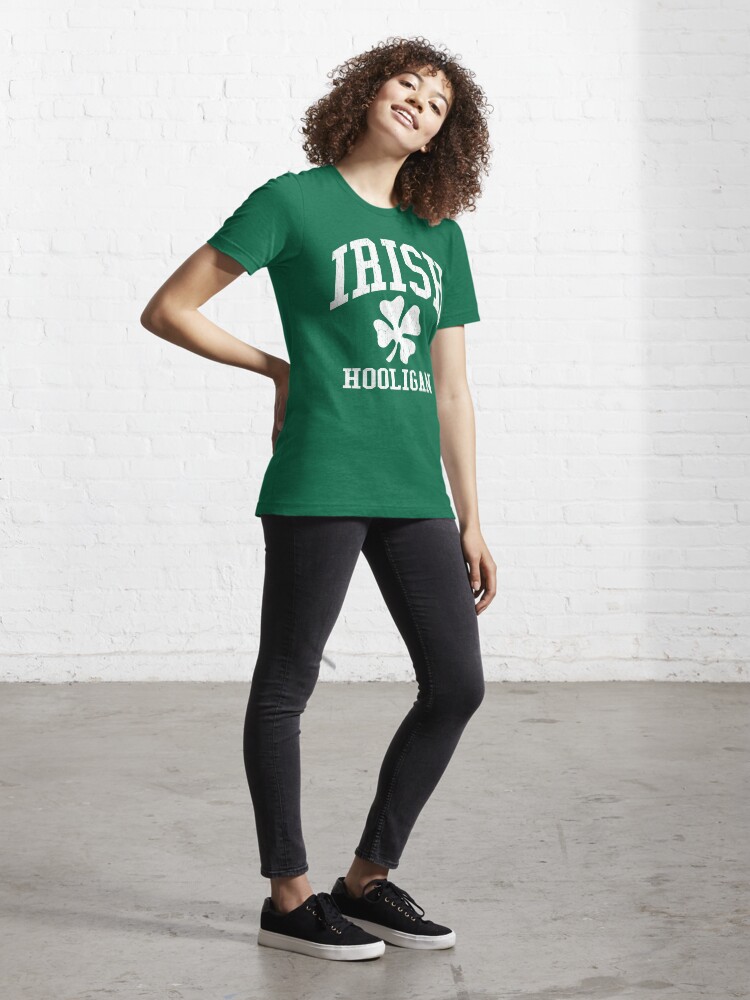 Alternate view of IRISH Hooligan (Vintage Distressed Design) Essential T-Shirt