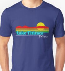 Funny Lake Titicaca, Bolivia (Vintage Distressed) Unisex T-Shirt