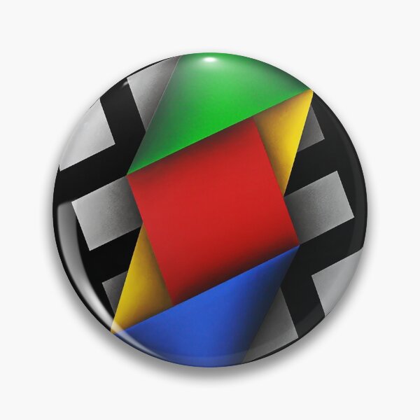 Item preview, folded colorful shapes geometric painting Omar rayo op art designed and sold by mariaa999.