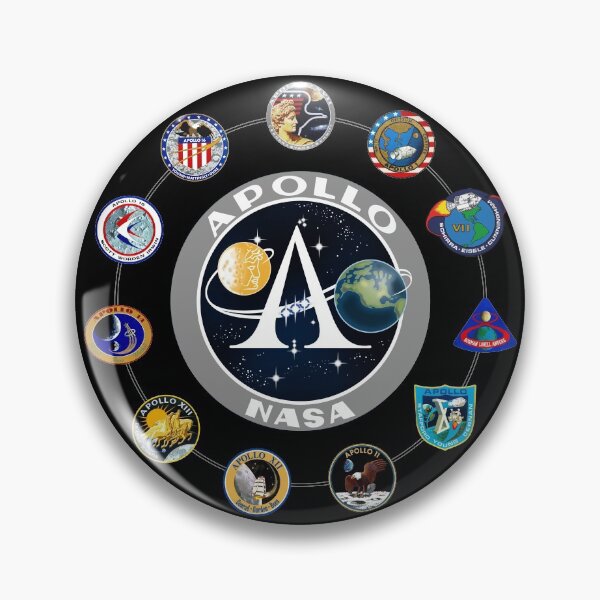 Item preview, Apollo Program, All Missions Patch Badge designed and sold by Sergey S.