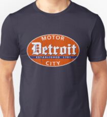 Vintage Detroit (Distressed Design) Unisex T-Shirt