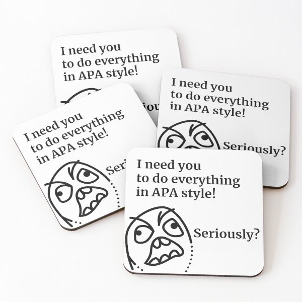 Item preview, Must Be In Apa Style designed and sold by PsycheStore.