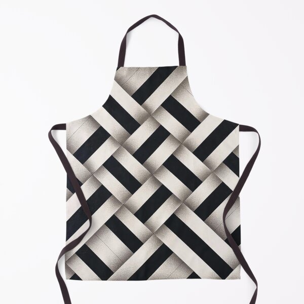 Item preview, op art folded stripes black and white geometric painting Omar rayo designed and sold by mariaa999.