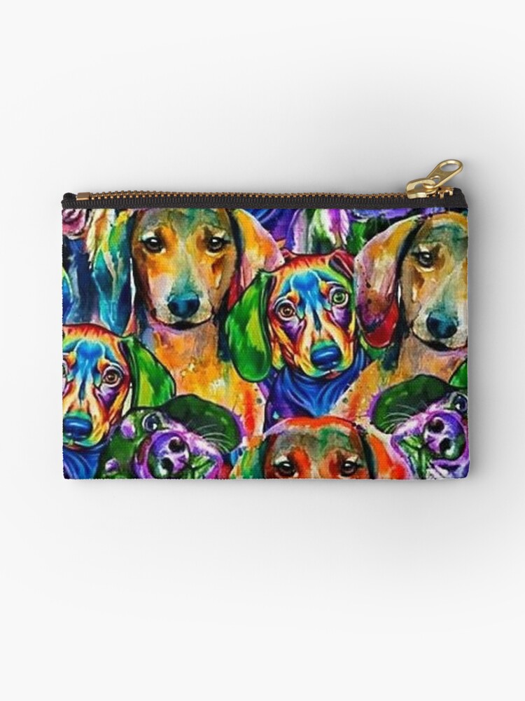 Dachshund Rainbow Phone Case Wallet
