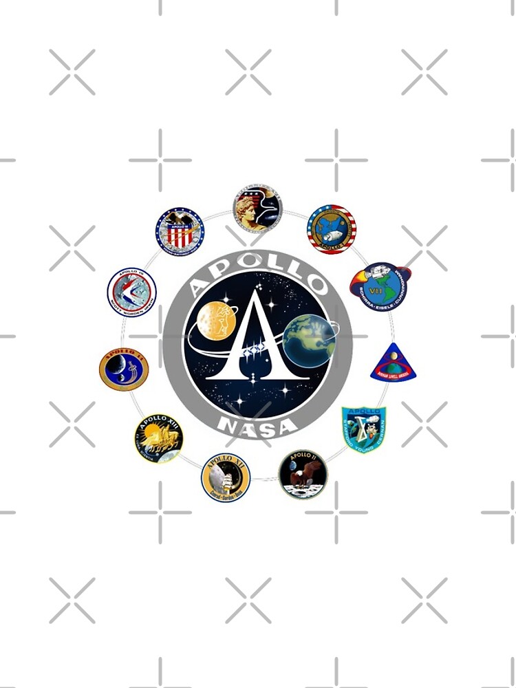 Thumbnail 4 of 4, iPhone Case, Apollo Program, All Missions Patch Badge designed and sold by Entrykill.