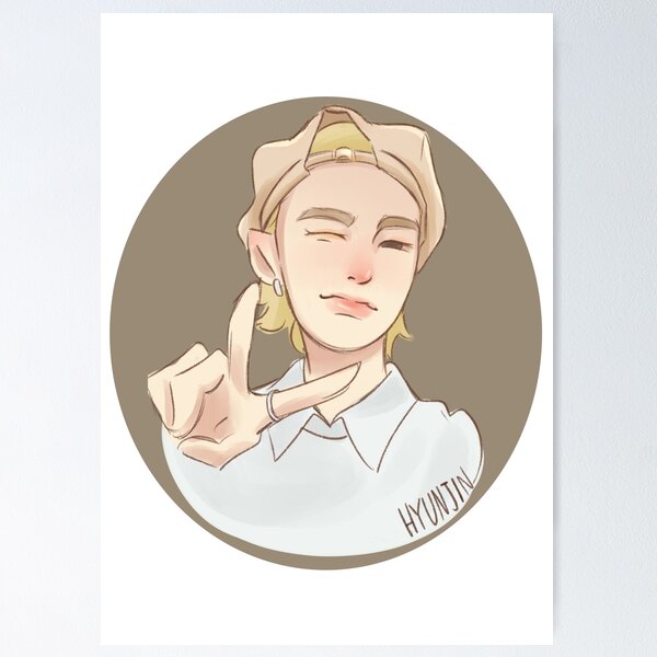 Artikelvorschau, HYUNJIN - STRAY KIDS - FANART entworfen und verkauft von espaciod.