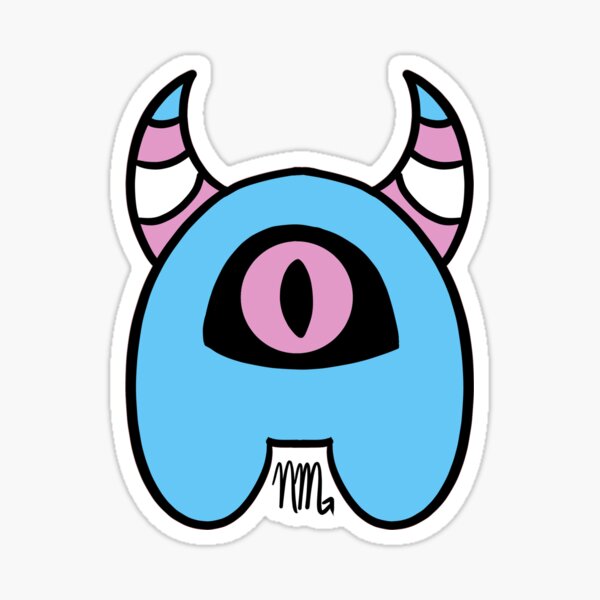 Transgender Pride Minmon Sticker
