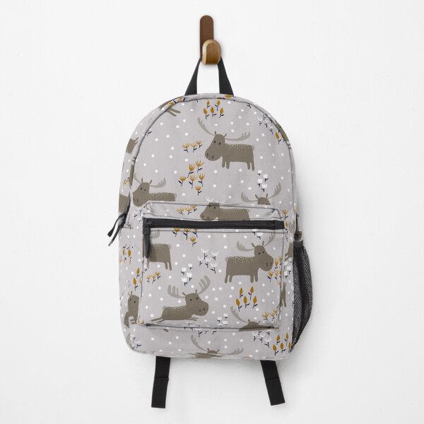 Item preview, Moose in the Winter Meadow designed and sold by space-kitten.